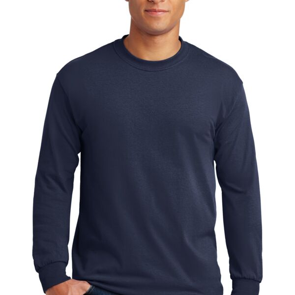 Heavy Cotton  100% Cotton Long Sleeve T Shirt(name/num) Thumbnail